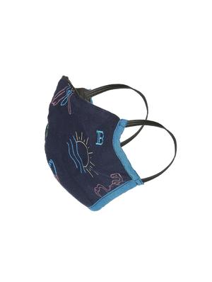 multi colored cotton anti-pollution men mask (pack of 3) - 17558105 - Standard Image - 3