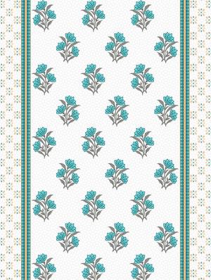 barcelona double bedsheet set super king size 250 tc cotton blue colour - 17558126 - Standard Image - 4