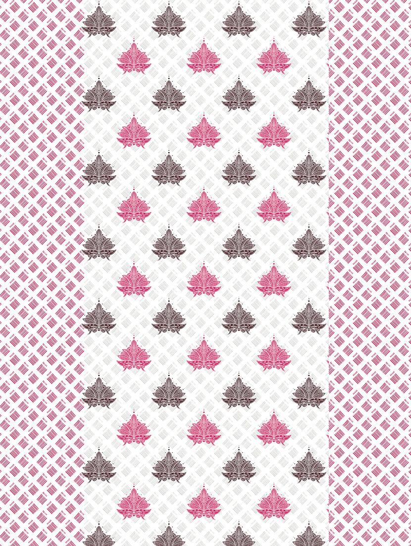 barcelona double bedsheet set super king size 250 tc cotton pink colour - 17558132 - Zoom Image - 4