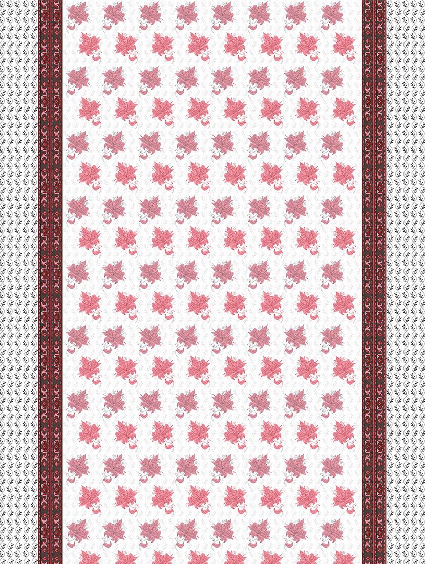 barcelona double bedsheet set super king size 250 tc cotton pink colour - 17558138 - Zoom Image - 4