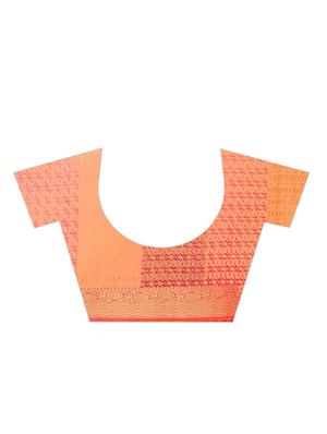 jacquard kanjivaram saree with blouse - 17558157 - Standard Image - 4
