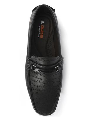 brown synthetic slip on loafers - 17558199 - Standard Image - 4