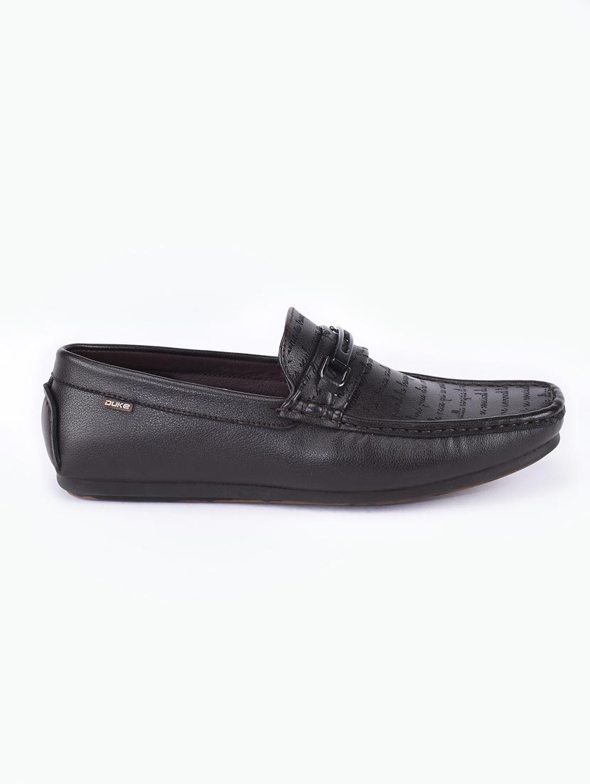 brown synthetic slip on loafers - 17558199 - Zoom Image - 2