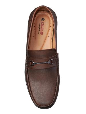 tan pu slip on loafers - 17558204 - Standard Image - 4