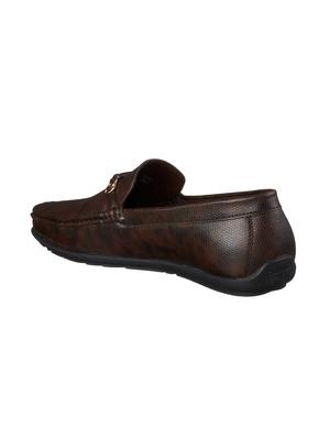 brown pu slip on loafers - 17558205 - Standard Image - 3