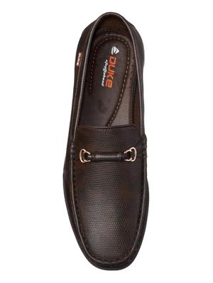 brown pu slip on loafers - 17558205 - Standard Image - 4