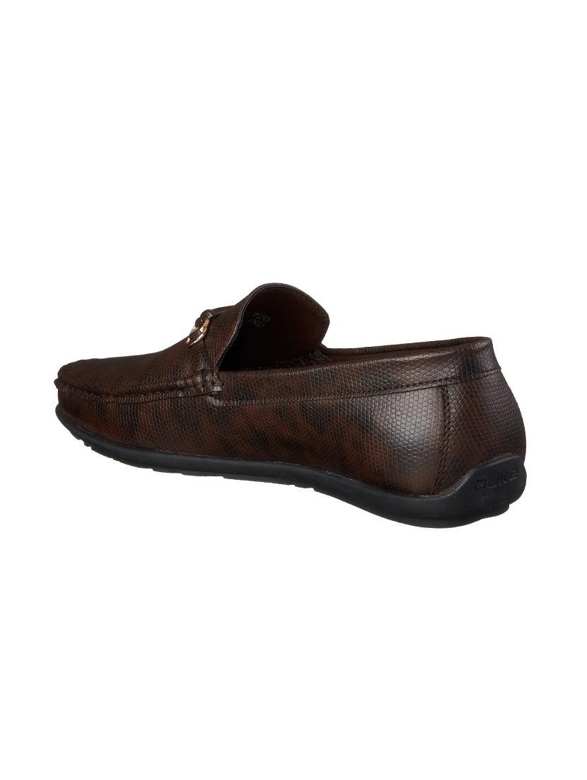 brown pu slip on loafers - 17558205 - Zoom Image - 3