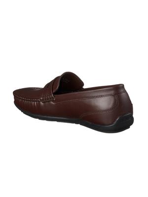 brown pu slip on loafers - 17558210 - Standard Image - 3