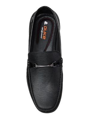 black pu slip on loafers - 17558211 - Standard Image - 4