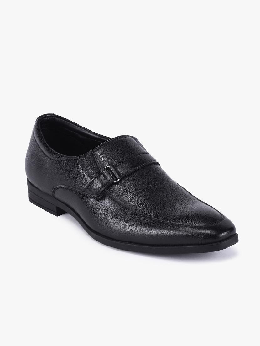 black synthetic slip on shoes - 17558219 - Zoom Image - 1