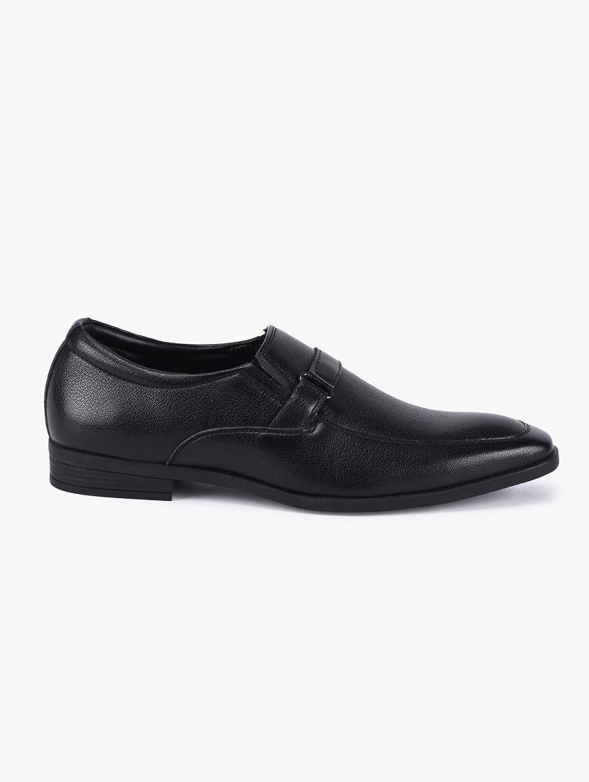 black synthetic slip on shoes - 17558219 - Zoom Image - 2