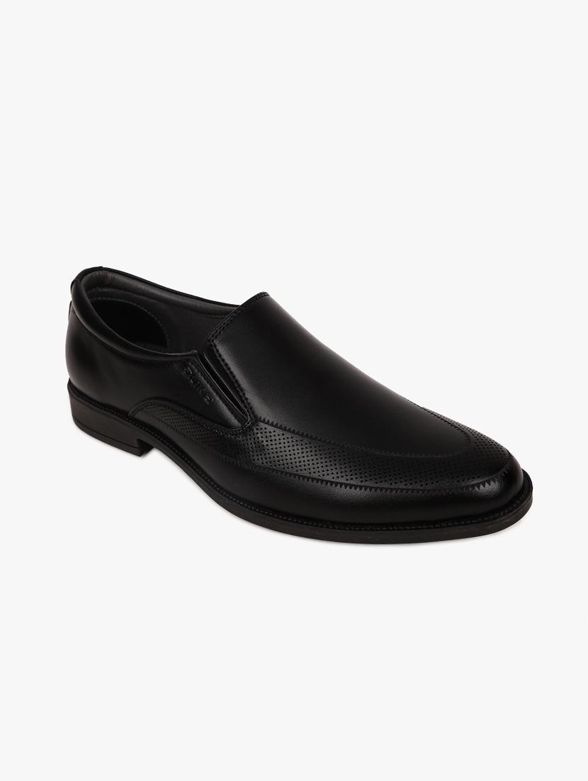 black synthetic slip on shoes - 17558220 - Zoom Image - 1