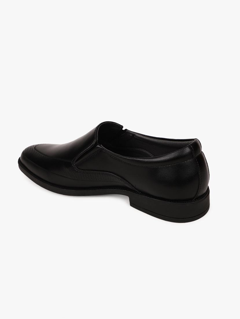 black synthetic slip on shoes - 17558220 - Zoom Image - 3