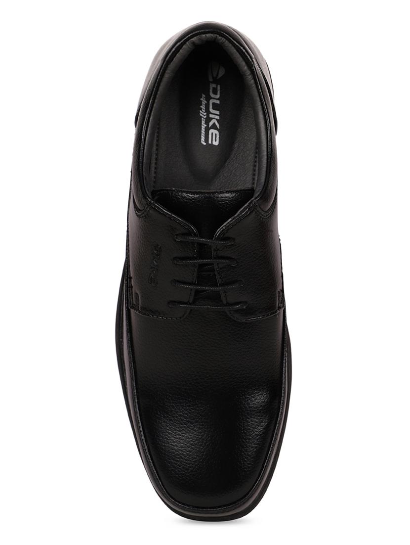 black synthetic lace up shoes - 17558222 - Zoom Image - 4