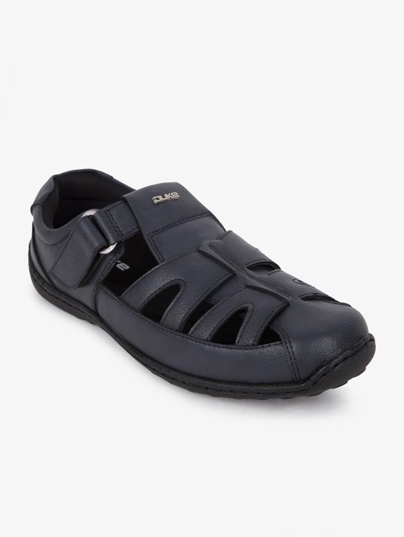 navy synthetic & mesh slip on sandals - 17558230 - Zoom Image - 1