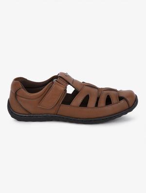 tan synthetic & mesh slip on sandals - 17558231 - Standard Image - 2