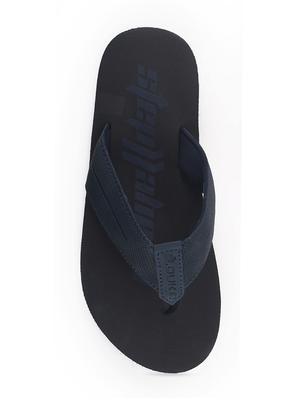 navy pu toe separator flip flops - 17558245 - Standard Image - 4
