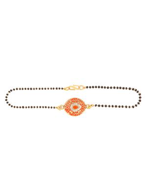 red gold plated bangle bracelet - 17558298 - Standard Image - 3