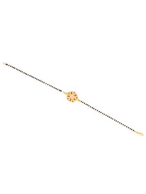 red gold plated bangle bracelet - 17558299 - Standard Image - 4