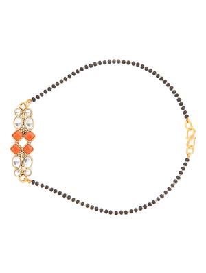 red gold plated bangle bracelet - 17558300 - Standard Image - 2