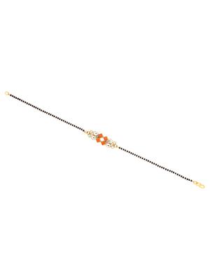 red gold plated bangle bracelet - 17558300 - Standard Image - 4
