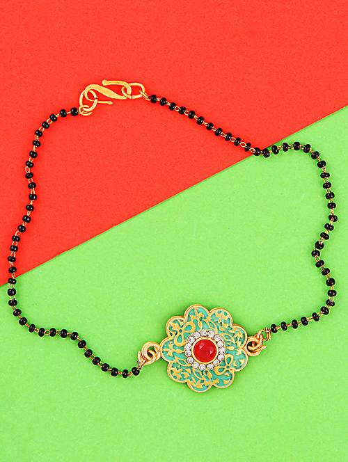 red gold plated bangle bracelet - 17558302 - Very Small Image - 1