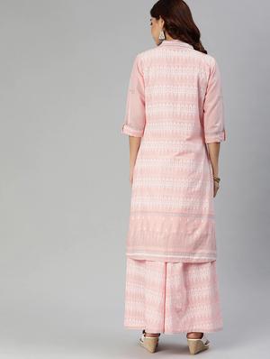 printed kurta palazzo set - 17558446 - Standard Image - 3