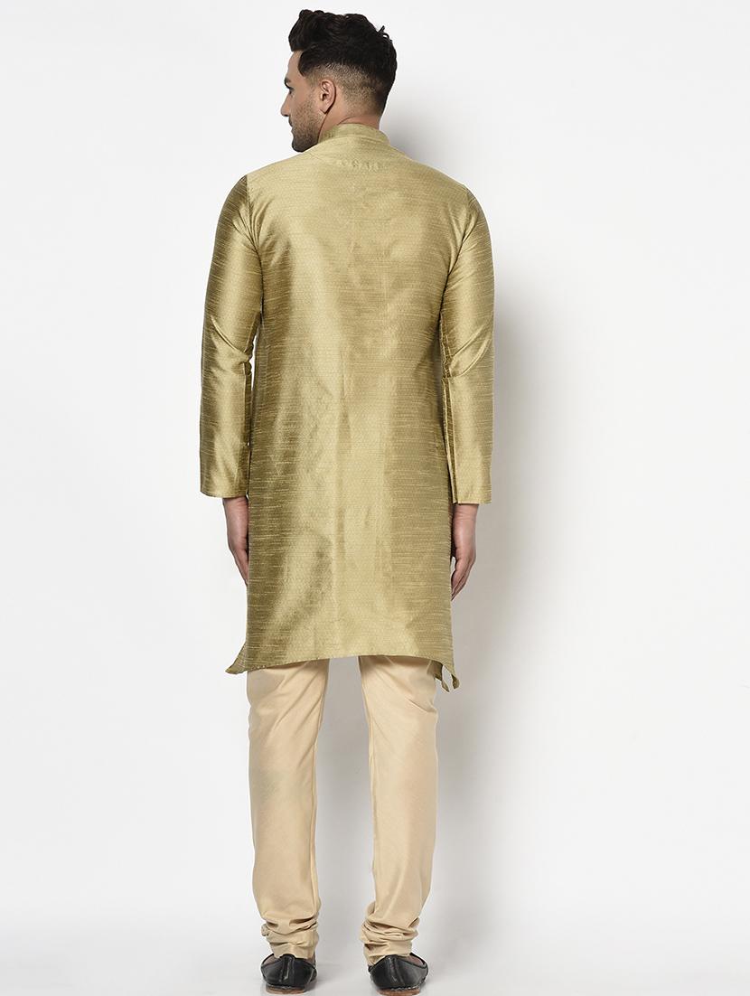 green self design kurta - 17558476 - Zoom Image - 3