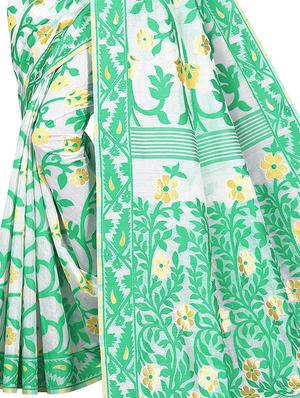 self design banarasi saree with blouse - 17558556 - Standard Image - 3