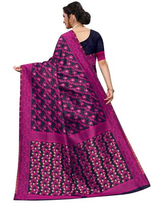 self design banarasi saree with blouse - 17558574 - Standard Image - 2