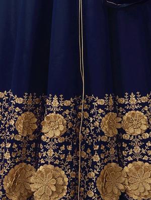 embroidered a-line gown - 17558590 - Standard Image - 2