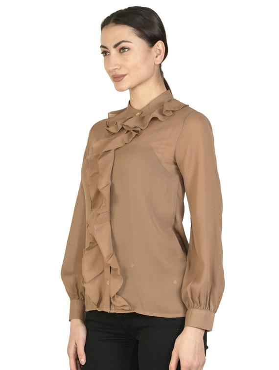 ruffle detail solid top - 17559043 - Zoom Image - 2