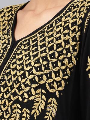 chikankari straight kurta - 17559107 - Standard Image - 4