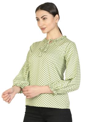 tie up neck regular top - 17559270 - Standard Image - 2