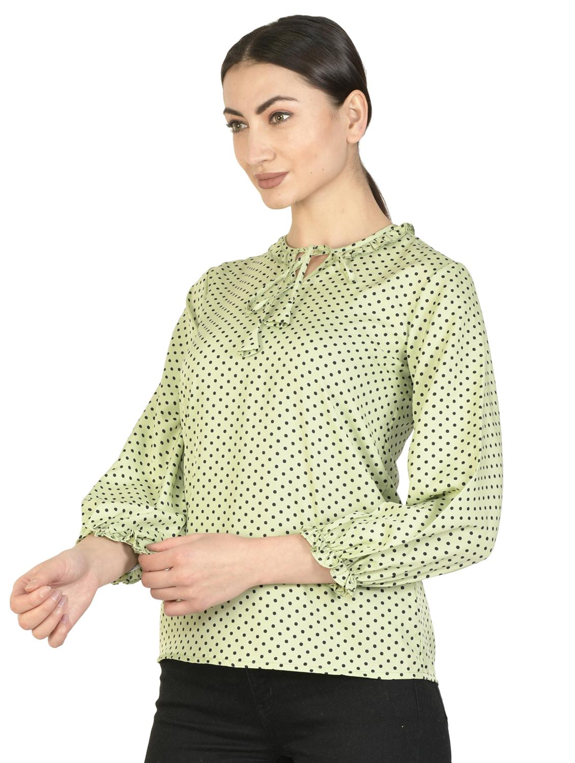 tie up neck regular top - 17559270 - Zoom Image - 2