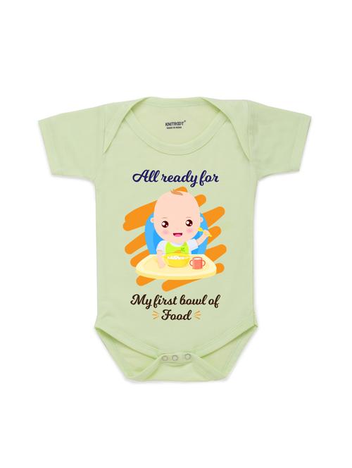 round neck printed onesies - 17559282 - Very Small Image - 1
