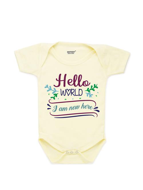 yellow cotton onesies - 17559345 - Standard Image - 1