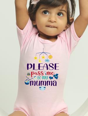 round neck printed onesies - 17559380 - Standard Image - 3