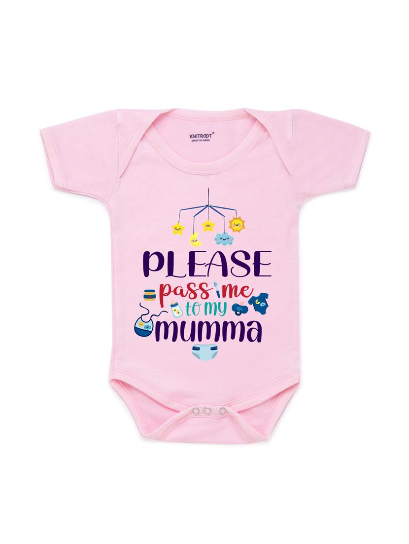 round neck printed onesies - 17559380 - Zoom Image - 1
