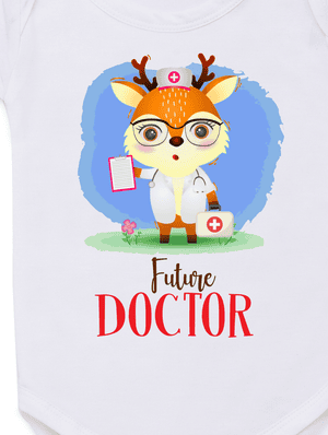 round neck printed onesies - 17559416 - Standard Image - 4