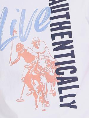 white printed t-shirt - 17559637 - Standard Image - 4