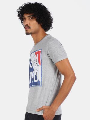 grey printed t-shirt - 17559678 - Standard Image - 2