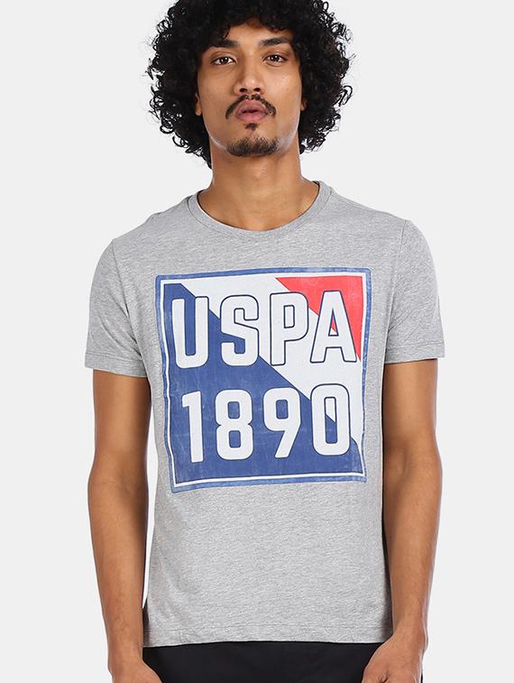 grey printed t-shirt - 17559678 - Zoom Image - 1
