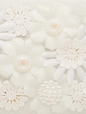 white silk box clutch - 17559907 - Standard Image - 4