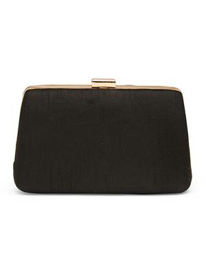 black silk box clutch - 17559908 - Standard Image - 2
