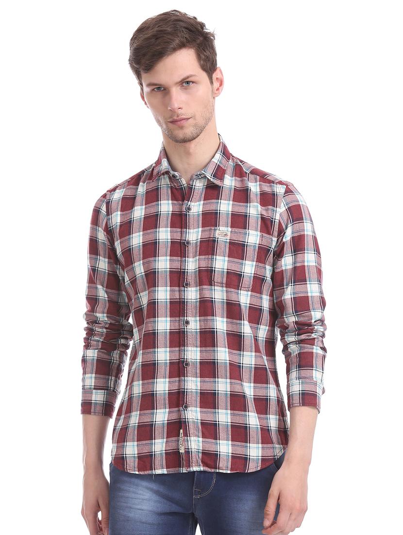 red checkered casual shirt - 17560814 - Zoom Image - 1