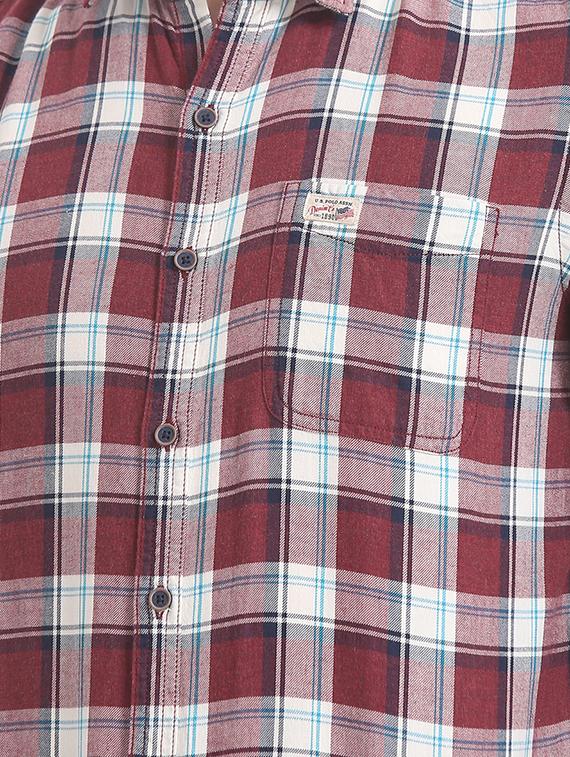 red checkered casual shirt - 17560814 - Zoom Image - 5