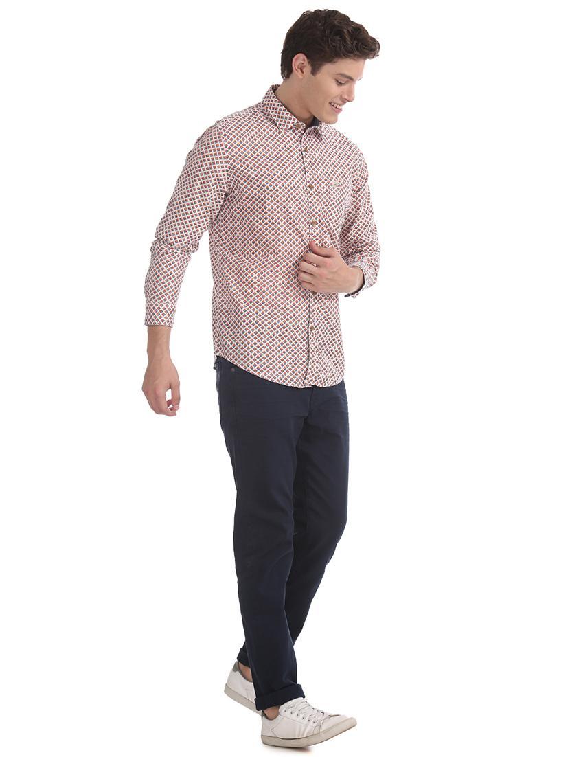 pink printed casual shirt - 17560854 - Zoom Image - 4