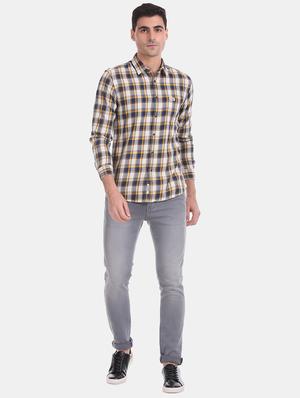 multi colored checkered casual shirt - 17560906 - Standard Image - 4