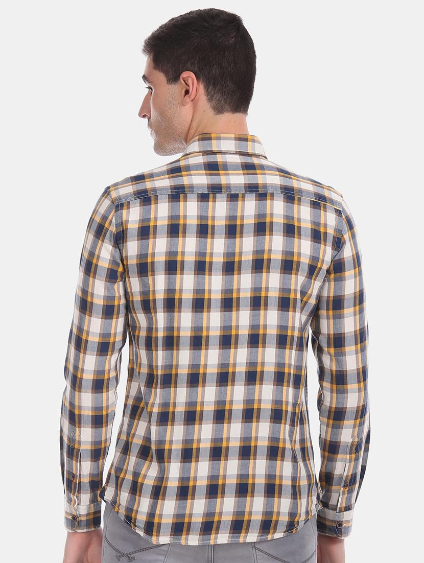 multi colored checkered casual shirt - 17560906 - Zoom Image - 3
